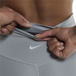 Colanți Sport de Damă Nike Dri-FIT Swoosh Gri