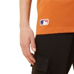 Tricou cu Mânecă Scurtă Bărbați New Era 12893145 Maro (S)