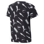 Tricou cu Mânecă Scurtă pentru Copii Puma 585889 01 Negru
