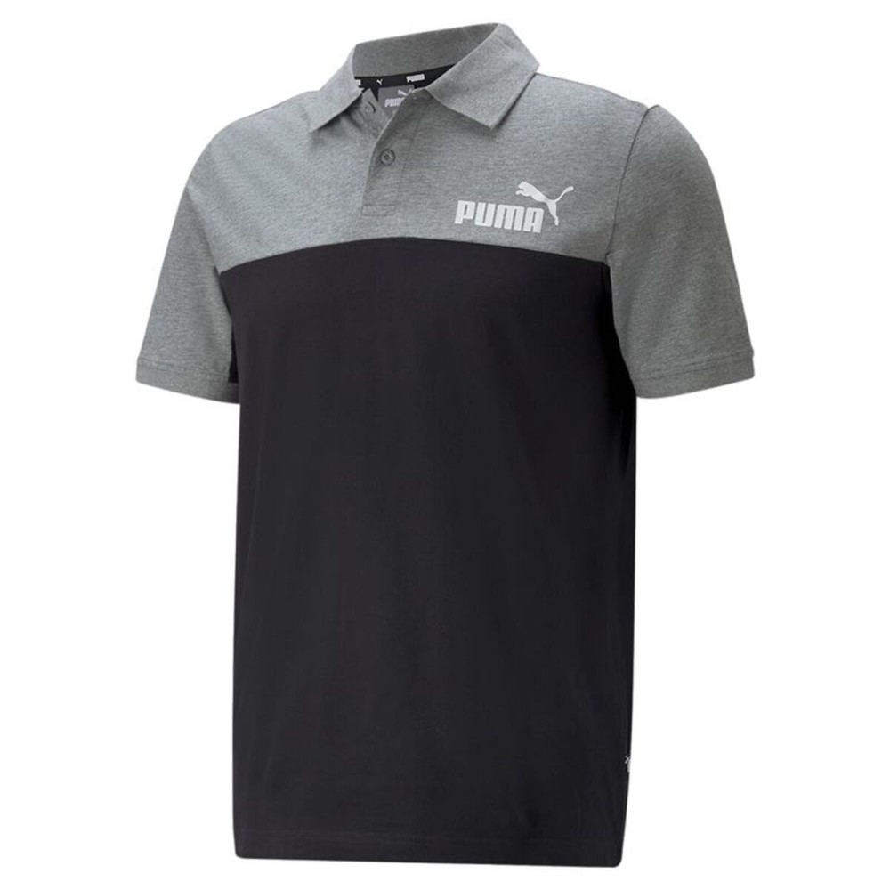 Tricou Polo cu Mânecă Scurtă Bărbați Puma 848004 01 Gri deschis S
