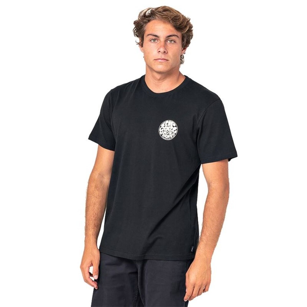 Tricou cu Mânecă Scurtă Bărbați Rip Curl CTEST9-90 Negru