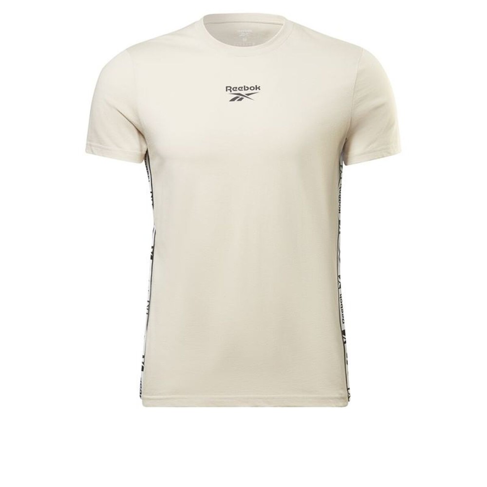 Tricou cu Mânecă Scurtă Bărbați Reebok HB2150 Bej (S)