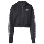 Jachetă Sport de Damă Reebok Tape Pack Full Zip W Negru