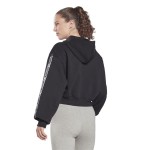 Jachetă Sport de Damă Reebok Tape Pack Full Zip W Negru