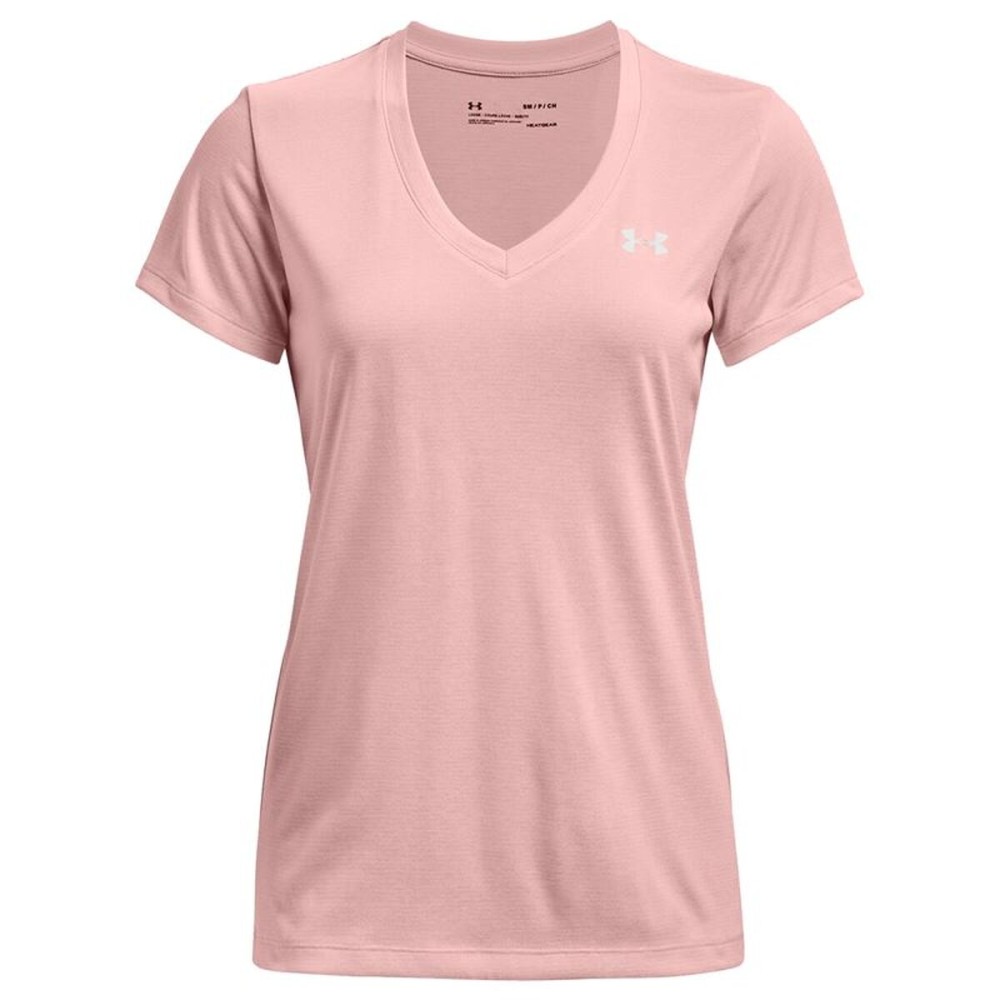 Tricou cu Mânecă Scurtă Femei Under Armour 1258568-676 Roz (XS)