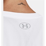 Tricou cu Mânecă Scurtă Femei Under Armour 1369864-100 Alb (XS)