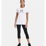 Tricou cu Mânecă Scurtă Femei Under Armour 1369864-100 Alb (XS)