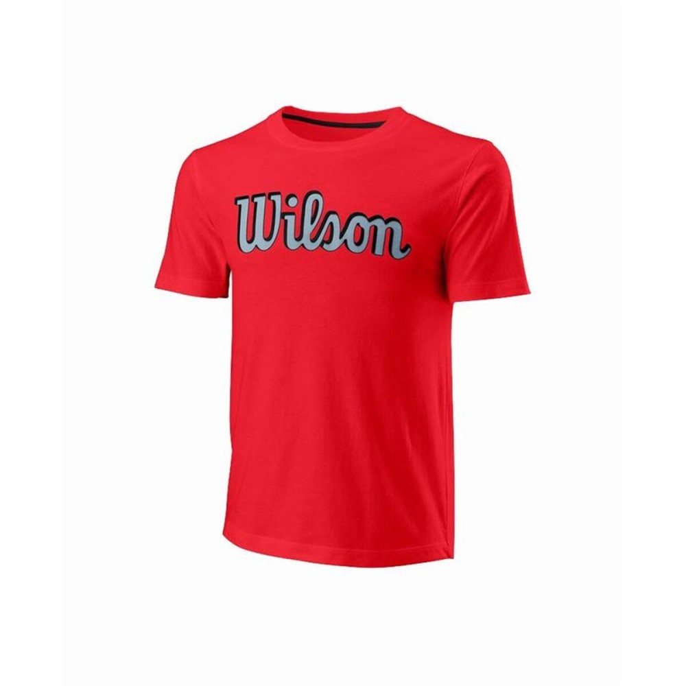 Tricou cu Mânecă Scurtă Bărbați Wilson WRA806610 Roșu (S)