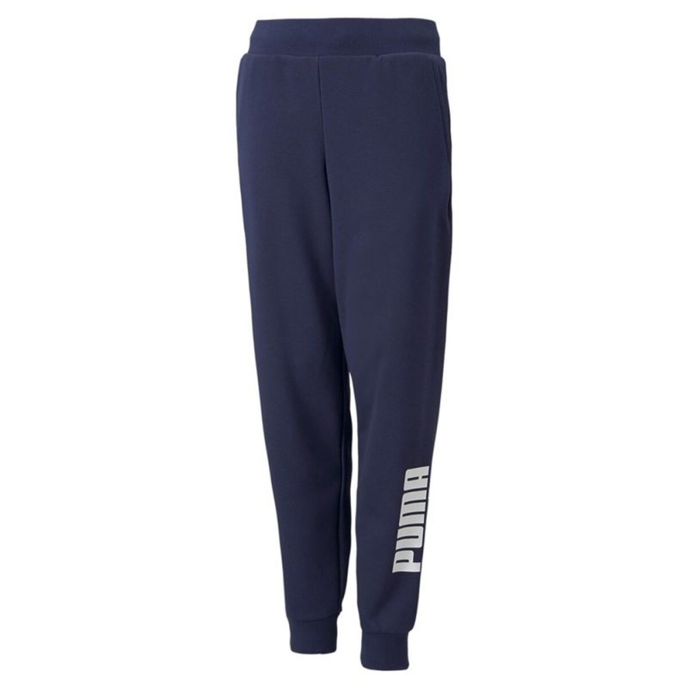 Pantaloni Sport pentru Copii Puma Power Logo Boy Albastru închis