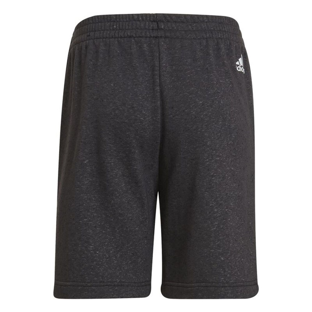 Pantaloni Scurți Sport pentru Copii Adidas Future Icons 3 Bandas Negru