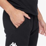 Pantaloni lungi de sport Kappa Karbo Negru Bărbați