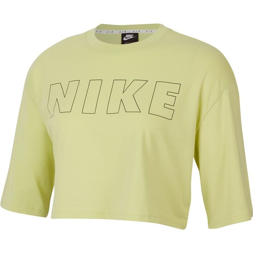 Tricou cu Mânecă Scurtă Femei Nike Air Verde deschis