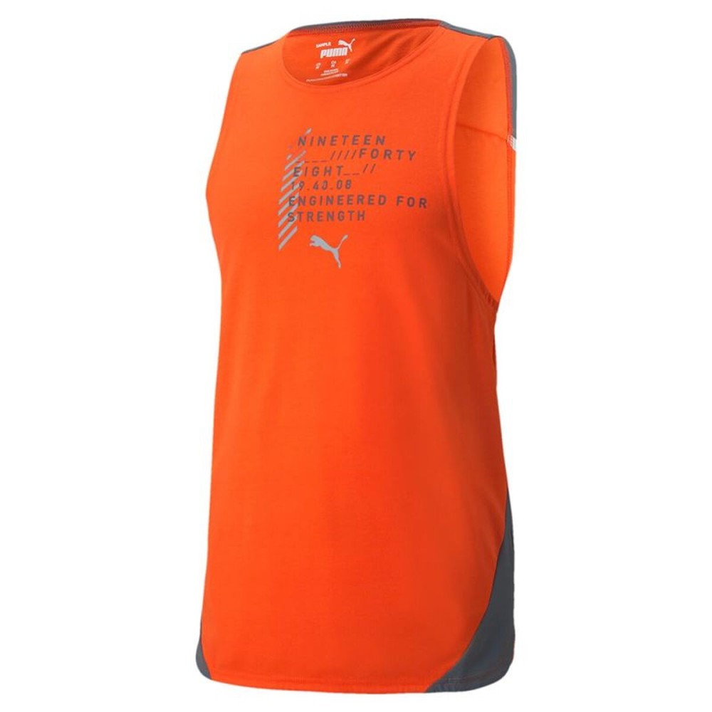 Tricou de Bărbați fără Mâneci Puma Train Everfresh Tank M Portocaliu