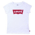 Tricou cu Mânecă Scurtă pentru Copii Levi's Batwing Boys Alb