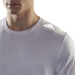 Tricou cu Mânecă Scurtă Bărbați Adidas D4R Men Alb