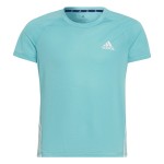 Tricou cu Mânecă Scurtă pentru Copii Adidas AEROREADY Acvamarin