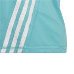 Tricou cu Mânecă Scurtă pentru Copii Adidas AEROREADY Acvamarin