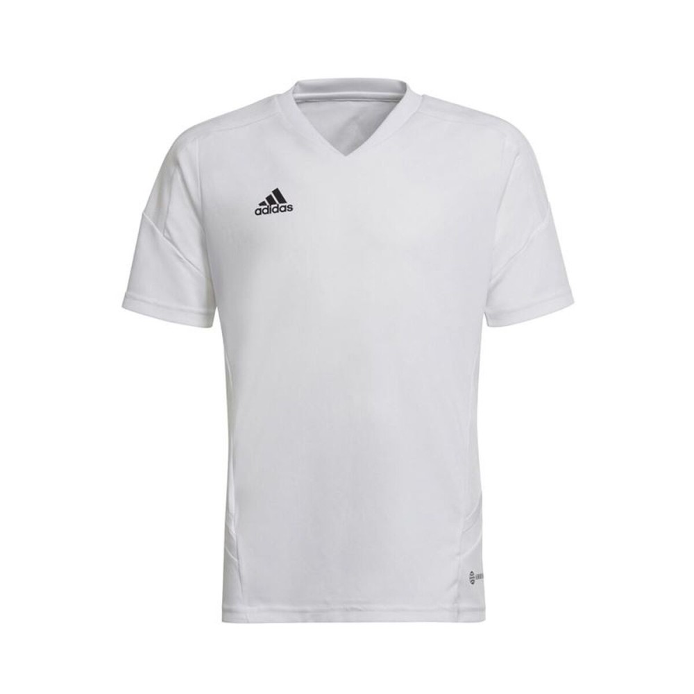 Tricou de Fotbal cu Mânecă Scurtă pentru Copii Adidas Con22 Y Alb