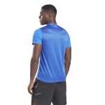 Tricou cu Mânecă Scurtă Bărbați Reebok Workout Ready Activchill Albastru