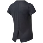 Tricou cu Mânecă Scurtă Femei Reebok Workout Ready Activchill Negru