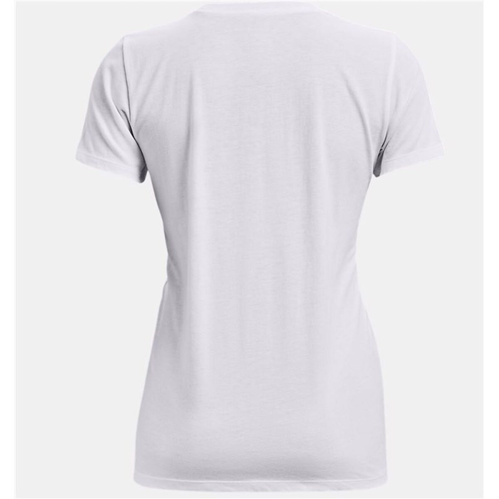 Tricou cu Mânecă Scurtă Bărbați Under Armour Alb