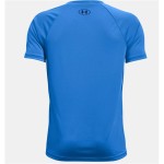 Tricou cu Mânecă Scurtă pentru Copii Under Armour Tech Hybrid Albastru