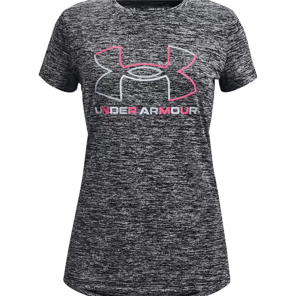 Tricou cu Mânecă Scurtă pentru Copii Under Armour Tech BL Twist SS Gri închis