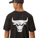 Tricou de baschet New Era Chicago Bulls Graphic M Negru