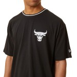 Tricou de baschet New Era Chicago Bulls Graphic M Negru