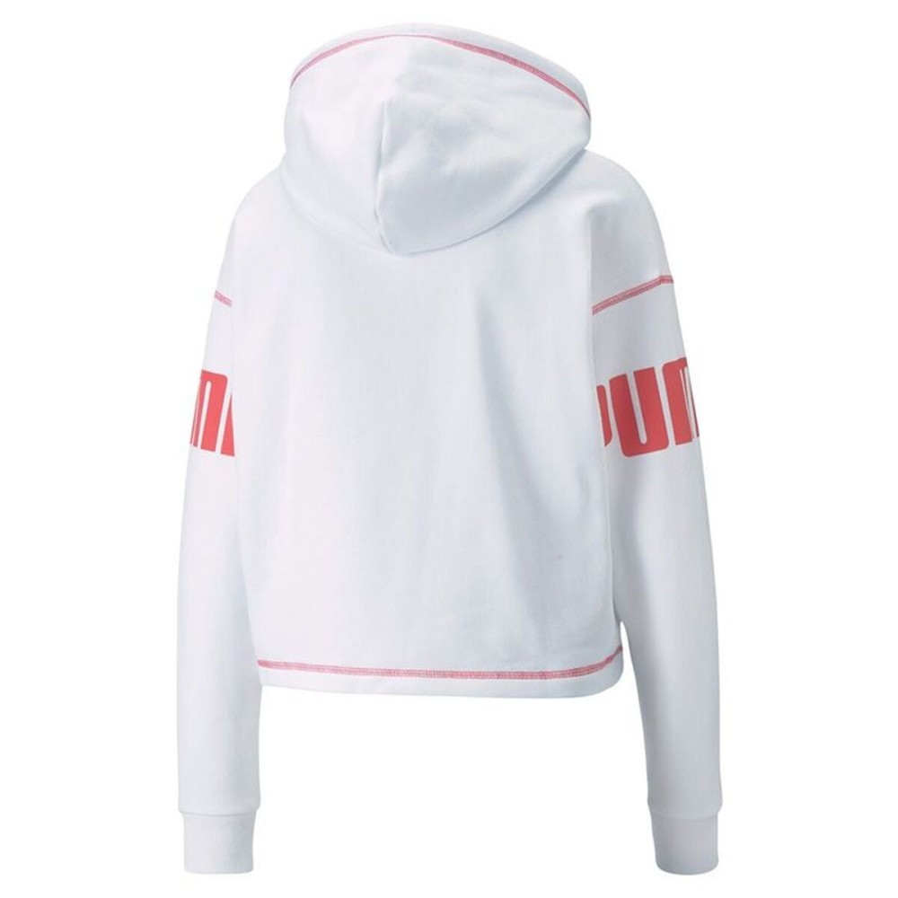 Hanorac cu Glugă Femei Puma Puma Power Hoodie Fl W Alb