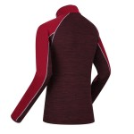 Căptușeală Material Polar Regatta Hepley Lightweight Half-Zip W Roșu Închis