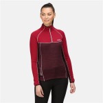 Căptușeală Material Polar Regatta Hepley Lightweight Half-Zip W Roșu Închis