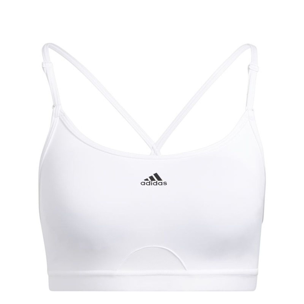 Sutien Sport Adidas Aeroreact Ls P Alb
