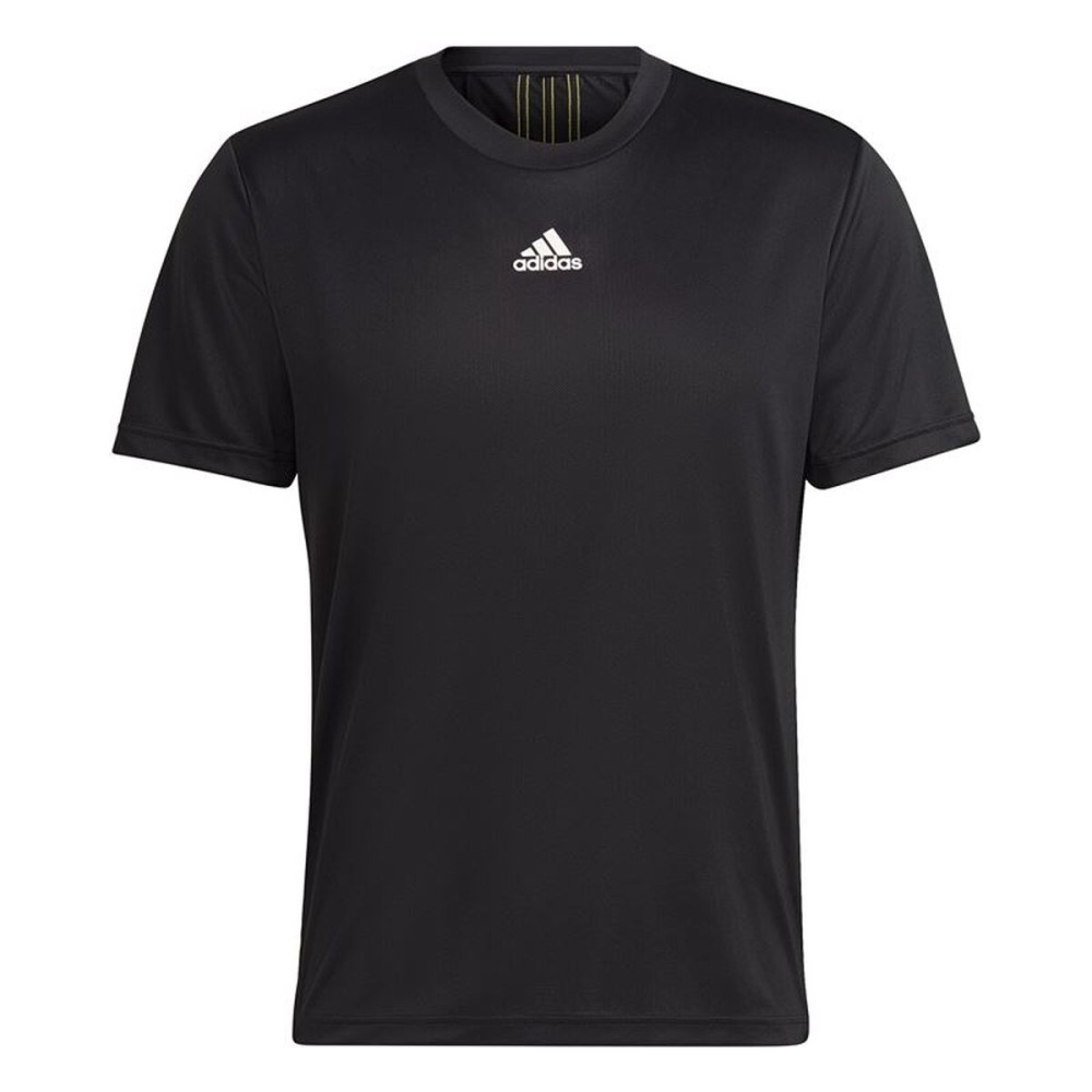 Tricou cu Mânecă Scurtă Bărbați Adidas HN8506 Negru (XS)