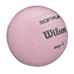 Minge de Volei Wilson WV4007205XBOF Roz Blană Sintetică