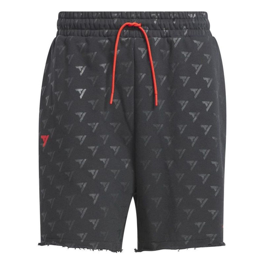 Pantaloni Scurți Sport pentru Bărbați Adidas Trae Allover Print Gri