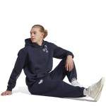 Hanorac cu Glugă Bărbați Adidas Bl Fl Hd Q3 Fl Bleumarin