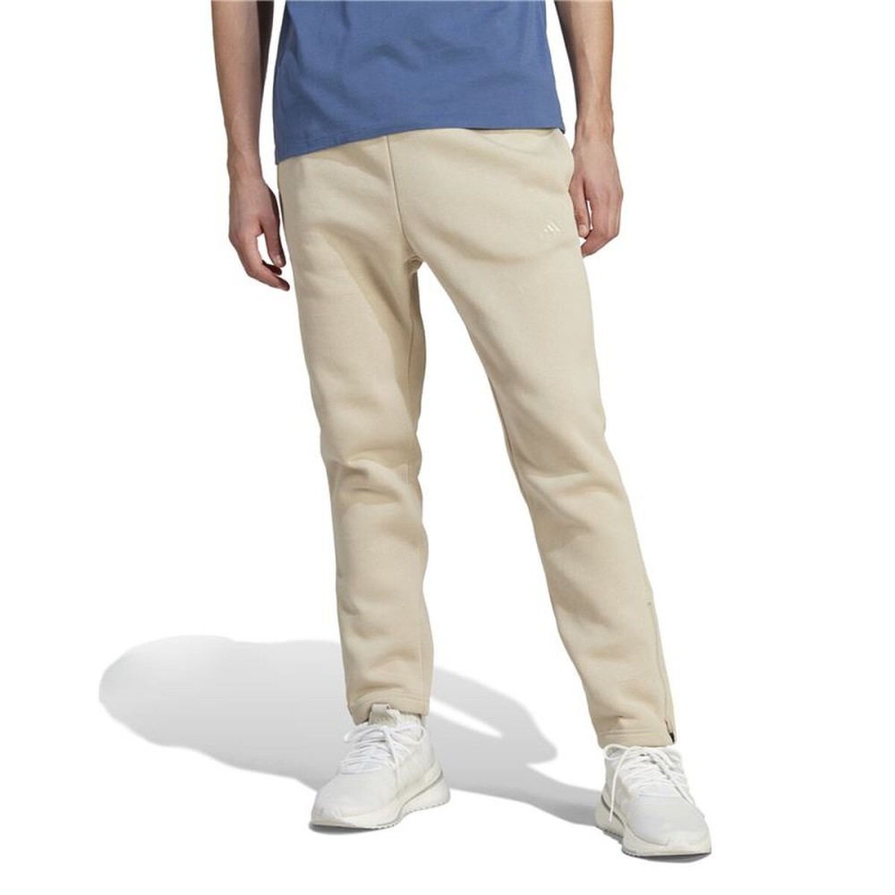 Pantaloni lungi de sport Adidas All Szn Tz Alb Natural Bărbați
