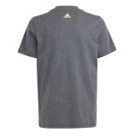Tricou cu Mânecă Scurtă pentru Copii Adidas Essentials Big Logo Gri