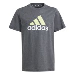 Tricou cu Mânecă Scurtă pentru Copii Adidas Essentials Big Logo Gri