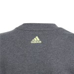 Tricou cu Mânecă Scurtă pentru Copii Adidas Essentials Big Logo Gri