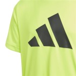 Tricou cu Mânecă Scurtă pentru Copii Adidas U Tr-Es Logo Galben
