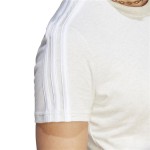 Tricou cu Mânecă Scurtă Femei Adidas 3S Alb