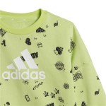 Set Sport pentru Bebeluși Adidas Bluv Q3 Cset Verde deschis