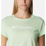 Tricou cu Mânecă Scurtă Femei Columbia 1992134372 Verde deschis