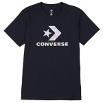 Tricou cu Mânecă Scurtă Femei Converse 10024538-A02 Negru