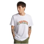 Tricou cu Mânecă Scurtă Bărbați Converse 10024589-A03 Alb (XS)