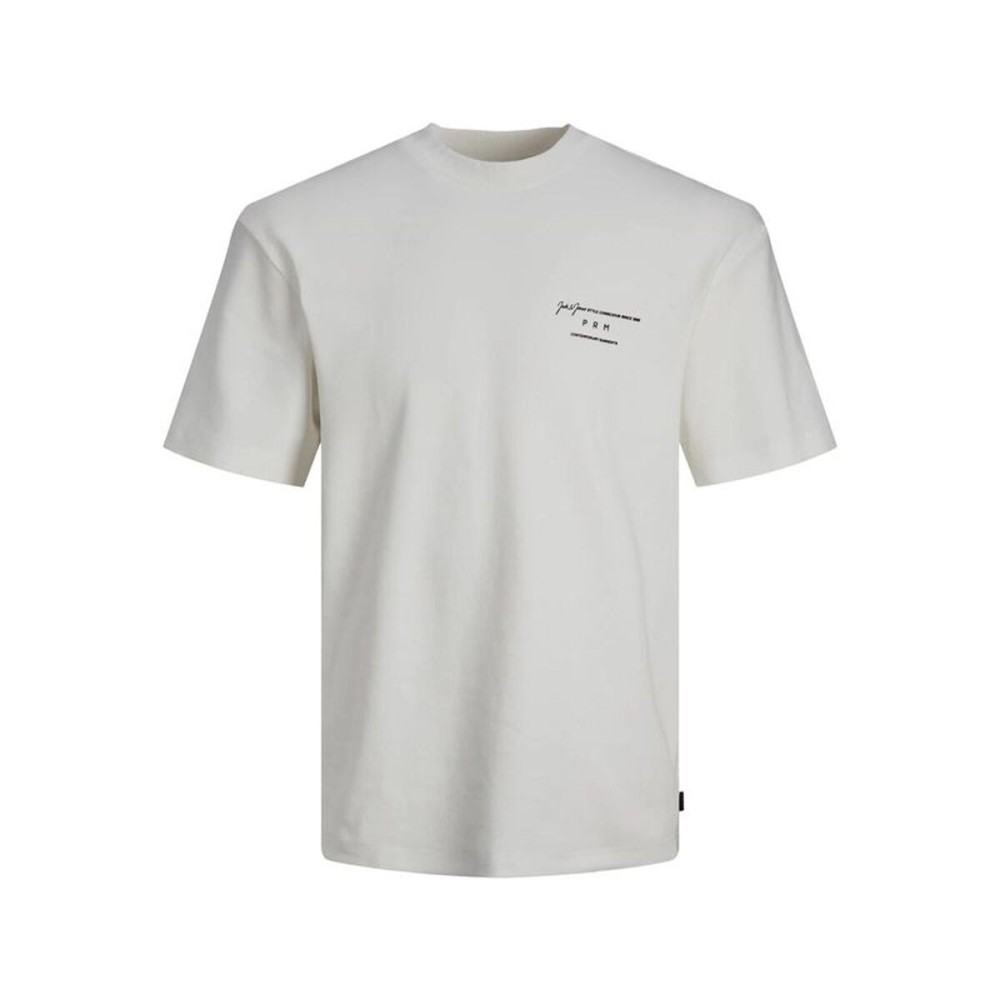 Tricou cu Mânecă Scurtă Bărbați Jack & Jones 12245400-177707 Alb (M)