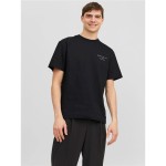 Tricou cu Mânecă Scurtă Bărbați Jack & Jones 12245400-178012 Negru (S)
