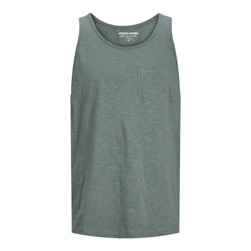 Tricou cu Mânecă Scurtă Bărbați Jack & Jones 12252180-17-6009 TCX Verde (S)